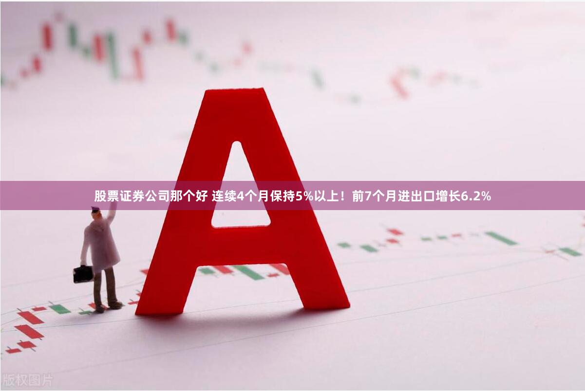 股票证券公司那个好 连续4个月保持5%以上！前7个月进出口增长6.2%